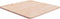 vidaXL - Tafelblad - vierkant - 50x50x1,5 - cm - onbehandeld - massief - eikenhout
