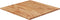 vidaXL - Tafelblad - vierkant - 50x50x1,5cm - massief - eiken - lichtbruin