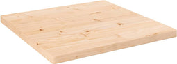 vidaXL - Tafelblad - vierkant - 50x50x2,5 - cm - massief - grenenhout