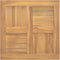 vidaXL - Tafelblad - vierkant - 50x50x2,5 - cm - massief - teakhout