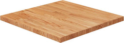 vidaXL - Tafelblad - vierkant - 50x50x2,5cm - massief - eiken - lichtbruin