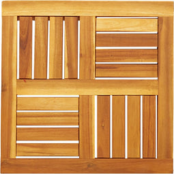 vidaXL - Tafelblad - vierkant - 50x50x2 - cm - massief - acaciahout