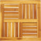 vidaXL - Tafelblad - vierkant - 50x50x2 - cm - massief - acaciahout