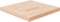 vidaXL - Tafelblad - vierkant - 50x50x4 - cm - onbehandeld - massief - eikenhout