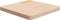 vidaXL - Tafelblad - vierkant - 50x50x4 - cm - onbehandeld - massief - eikenhout