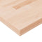 vidaXL - Tafelblad - vierkant - 50x50x4 - cm - onbehandeld - massief - eikenhout