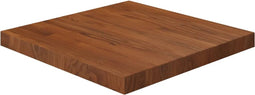 vidaXL - Tafelblad - vierkant - 50x50x4cm - behandeld - eiken - donkerbruin