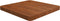 vidaXL - Tafelblad - vierkant - 50x50x4cm - behandeld - eiken - donkerbruin