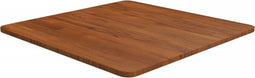 vidaXL - Tafelblad - vierkant - 60x60x1,5cm - behandeld - eiken - donkerbruin