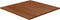 vidaXL - Tafelblad - vierkant - 60x60x1,5cm - behandeld - eiken - donkerbruin