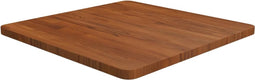 vidaXL - Tafelblad - vierkant - 60x60x2,5cm - behandeld - eiken - donkerbruin