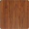 vidaXL - Tafelblad - vierkant - 60x60x2,5cm - behandeld - eiken - donkerbruin