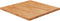 vidaXL - Tafelblad - vierkant - 60x60x2,5cm - massief - eiken - lichtbruin