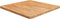 vidaXL - Tafelblad - vierkant - 60x60x2,5cm - massief - eiken - lichtbruin