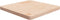 vidaXL - Tafelblad - vierkant - 60x60x4 - cm - onbehandeld - massief - eikenhout