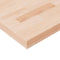 vidaXL - Tafelblad - vierkant - 60x60x4 - cm - onbehandeld - massief - eikenhout