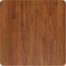 vidaXL - Tafelblad - vierkant - 60x60x4cm - behandeld - eiken - donkerbruin