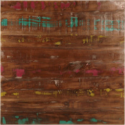vidaXL - Tafelblad - vierkant - 70x70x1,5 - cm - massief - gerecycled - hout
