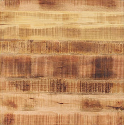 vidaXL - Tafelblad - vierkant - 70x70x1,5 - cm - massief - ruw - mangohout