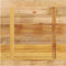 vidaXL - Tafelblad - vierkant - 70x70x1,5 - cm - massief - ruw - mangohout