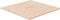 vidaXL - Tafelblad - vierkant - 70x70x1,5 - cm - onbehandeld - massief - eikenhout