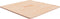 vidaXL - Tafelblad - vierkant - 70x70x1,5 - cm - onbehandeld - massief - eikenhout
