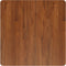 vidaXL - Tafelblad - vierkant - 70x70x1,5cm - behandeld - eiken - donkerbruin
