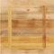 vidaXL - Tafelblad - vierkant - 70x70x2,5 - cm - massief - ruw - mangohout