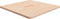 vidaXL - Tafelblad - vierkant - 70x70x2,5 - cm - onbehandeld - massief - eikenhout