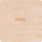 vidaXL - Tafelblad - vierkant - 70x70x2,5 - cm - onbehandeld - massief - eikenhout