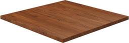 vidaXL - Tafelblad - vierkant - 70x70x2,5cm - behandeld - eiken - donkerbruin
