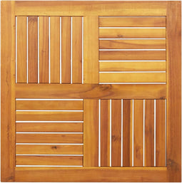 vidaXL - Tafelblad - vierkant - 70x70x2 - cm - massief - acaciahout