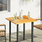 vidaXL - Tafelblad - vierkant - 70x70x2 - cm - massief - acaciahout