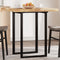 vidaXL - Tafelblad - vierkant - 70x70x4 - cm - massief - acaciahout