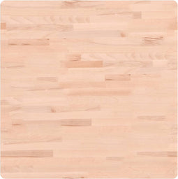 vidaXL - Tafelblad - vierkant - 70x70x4 - cm - massief - beukenhout