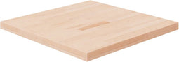 vidaXL - Tafelblad - vierkant - 70x70x4 - cm - onbehandeld - massief - eikenhout