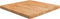vidaXL - Tafelblad - vierkant - 70x70x4cm - massief - eiken - lichtbruin