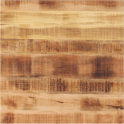 vidaXL - Tafelblad - vierkant - 80x80x1,5 - cm - massief - ruw - mangohout