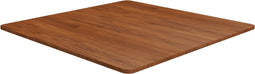 vidaXL - Tafelblad - vierkant - 80x80x1,5cm - behandeld - eiken - donkerbruin