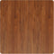 vidaXL - Tafelblad - vierkant - 80x80x1,5cm - behandeld - eiken - donkerbruin