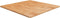 vidaXL - Tafelblad - vierkant - 80x80x1,5cm - massief - eiken - lichtbruin