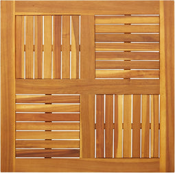 vidaXL - Tafelblad - vierkant - 80x80x2,2 - cm - massief - acaciahout
