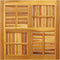 vidaXL - Tafelblad - vierkant - 80x80x2,2 - cm - massief - acaciahout