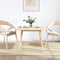 vidaXL - Tafelblad - vierkant - 80x80x2,5 - cm - massief - grenenhout