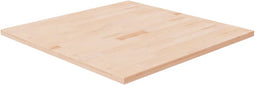 vidaXL - Tafelblad - vierkant - 80x80x2,5 - cm - onbehandeld - massief - eikenhout