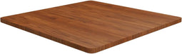 vidaXL - Tafelblad - vierkant - 80x80x2,5cm - behandeld - eiken - donkerbruin