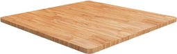 vidaXL - Tafelblad - vierkant - 80x80x2,5cm - massief - eiken - lichtbruin