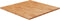 vidaXL - Tafelblad - vierkant - 80x80x2,5cm - massief - eiken - lichtbruin