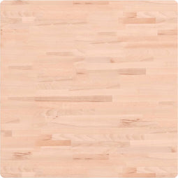 vidaXL - Tafelblad - vierkant - 80x80x4 - cm - massief - beukenhout