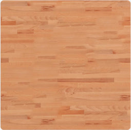 vidaXL - Tafelblad - vierkant - 80x80x4 - cm - massief - beukenhout